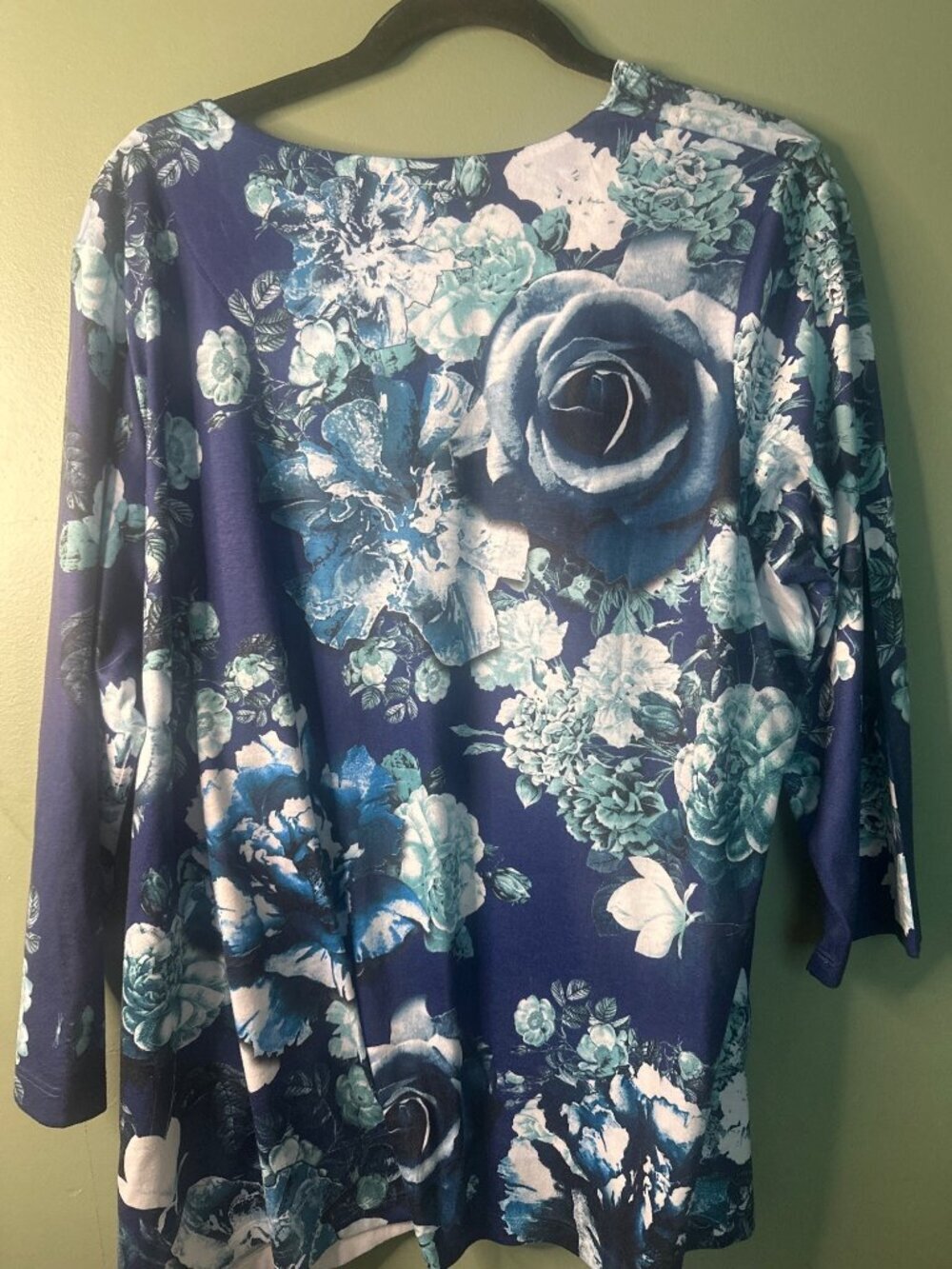 Laura Scott Floral Top Size 2X Cottagecore Grandmacore Boho Casual Blouse - Picture 5 of 5
